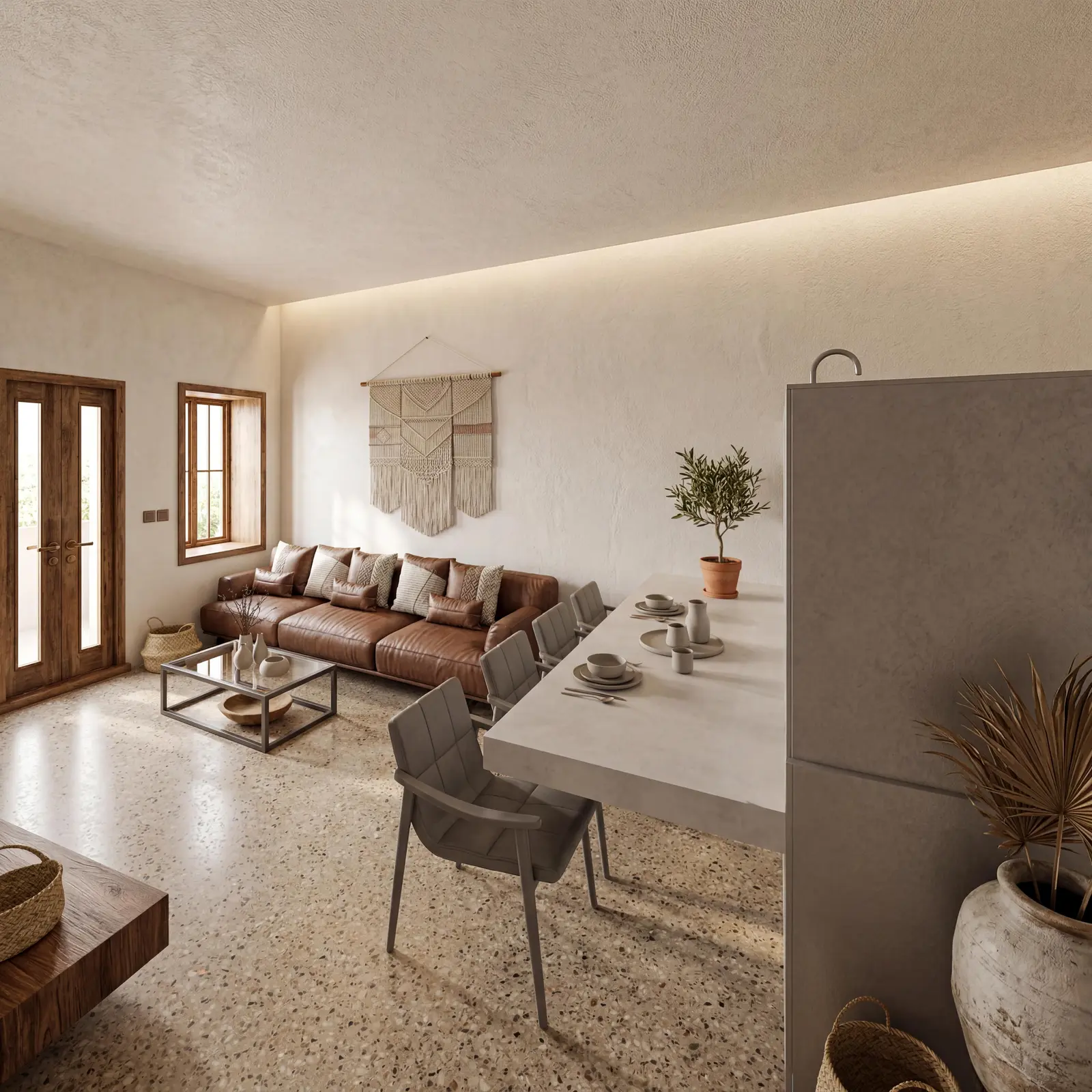Upstairs landing